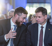 Adomas Bužinskas ir Paulius Saudargas