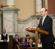 Atestatų įteikimas &scaron;v. Kazimiero bažnyčioje