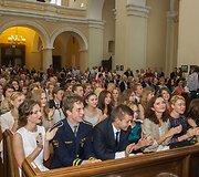Atestatų įteikimas &scaron;v. Kazimiero bažnyčioje