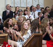 Atestatų įteikimas &scaron;v. Kazimiero bažnyčioje