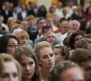Atestatų įteikimas &scaron;v. Kazimiero bažnyčioje