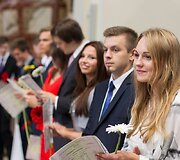 Atestatų įteikimas &scaron;v. Kazimiero bažnyčioje