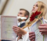Atestatų įteikimas &scaron;v. Kazimiero bažnyčioje