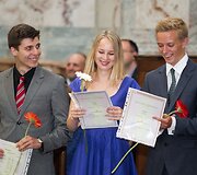 Atestatų įteikimas &scaron;v. Kazimiero bažnyčioje