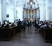 Atestatų įteikimas &scaron;v. Kazimiero bažnyčioje
