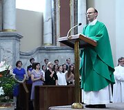 Atestatų įteikimas &scaron;v. Kazimiero bažnyčioje