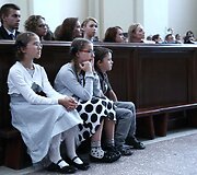 Atestatų įteikimas &scaron;v. Kazimiero bažnyčioje