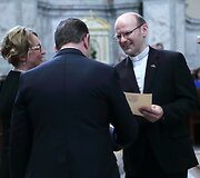 Atestatų įteikimas &scaron;v. Kazimiero bažnyčioje