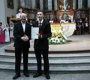 Atestatų įteikimas &scaron;v. Kazimiero bažnyčioje