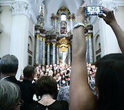 Atestatų įteikimas &scaron;v. Kazimiero bažnyčioje
