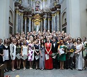 Atestatų įteikimas &scaron;v. Kazimiero bažnyčioje
