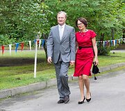 Prancūzijos ambasadorės Maryse Eveline Berniau rezidencijoje susirinkę svečiai paminėjo Bastilijos dieną.