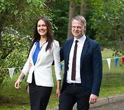 Prancūzijos ambasadorės Maryse Eveline Berniau rezidencijoje susirinkę svečiai paminėjo Bastilijos dieną.