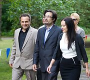 Prancūzijos ambasadorės Maryse Eveline Berniau rezidencijoje susirinkę svečiai paminėjo Bastilijos dieną.