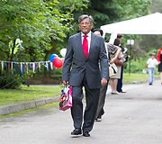 Prancūzijos ambasadorės Maryse Eveline Berniau rezidencijoje susirinkę svečiai paminėjo Bastilijos dieną.