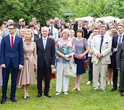Prancūzijos ambasadorės Maryse Eveline Berniau rezidencijoje susirinkę svečiai paminėjo Bastilijos dieną.