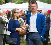 Prancūzijos ambasadorės Maryse Eveline Berniau rezidencijoje susirinkę svečiai paminėjo Bastilijos dieną.