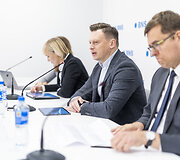 TS-LKD spaudos konferenciją apie okupacinių režimų palikimo pertvarką Vilniuje: pirmieji turi griūti &bdquo;Maskvos namai&ldquo;