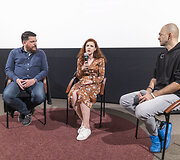 Kinot teatre &bdquo;Pasaka&ldquo; įvyko susitikimas su filmo &bdquo;Navalnas&ldquo; veikėjai &ndash; realūs Navalno bendražygiai.