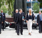 Tarptautinio valiutos fondo vaodvės Christine Lagarde vizitas Lietuvoje