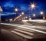 &Scaron;viesų žaismas naktiniame Vilniuje