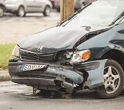 Avarijos vietoje Vilniuje, L.Asanavičiūtės g.