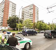Avarijos vietoje Vilniuje, L.Asanavičiūtės g.