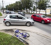 Avarijos vietoje Vilniuje, Kareivių g. 