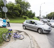 Avarijos vietoje Vilniuje, Kareivių g. 