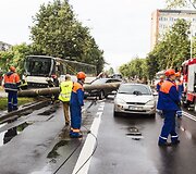 Avarijos vietoje Vilniuje, Kalvarijų g. 