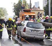 Avarijos vietoje Vilniuje, Kalvarijų g. 