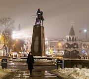 Solidarizuodamasis su ukrainiečiais, Vilnius  i&scaron;jungė visas kalėdines dekoracijas