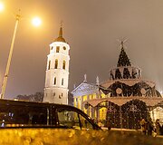 Solidarizuodamasis su ukrainiečiais, Vilnius  i&scaron;jungė visas kalėdines dekoracijas