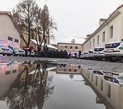 Policijos pareigūnams perduoti nauji  tarnybiniai automobiliai
