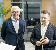 Jonas Kazlauskas ir Valdas Benkunskas
