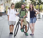 Vasaros mados ant Vilniaus gatvių podiumo.