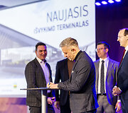 Vilniaus oro uosto naujojo i&scaron;vykimo terminalo statybos pradžios pristatymas