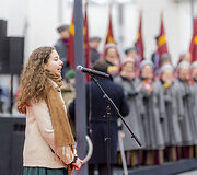 Vilniaus miesto 700 metų jubiliejui skirtą i&scaron;kilmingą vėliavų pakėlimo ceremoniją