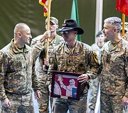 JAV rotacinių pajėgų batalionų Lietuvoje pasikeitimo ceremonija