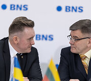 Edgaras Dere&scaron;kevičius ir Algimantas Martinkus