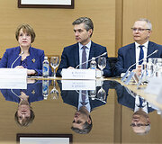 Vilija Aleknaitė-Abramikienė, Kęstutis Budrys, Egidijus Meilūnas