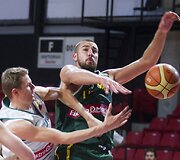 Lietuvos krep&scaron;inio rinktinės treniruotė
