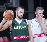 Lietuvos krep&scaron;inio rinktinės treniruotė