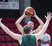 Lietuvos krep&scaron;inio rinktinės treniruotė