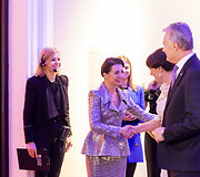 Laura Blaževičiūtė, Diana Nausėdiene ir Gitanas Nausėda