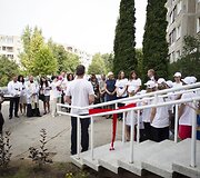Atnaujinto dienos centro &bdquo;Duok ranką&ldquo; atidarymas.