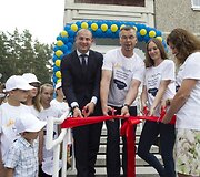 Atnaujinto dienos centro &bdquo;Duok ranką&ldquo; atidarymas.