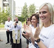 Atnaujinto dienos centro &bdquo;Duok ranką&ldquo; atidarymas.