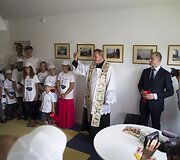 Atnaujinto dienos centro &bdquo;Duok ranką&ldquo; atidarymas.