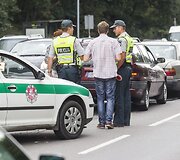 Įvykio vietoje Vilniuje, Olandų g.